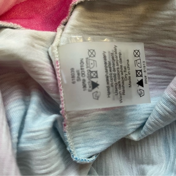 Anthropologie Plenty By Tracy Reese Striped Button Down Pouf Sleeve 100% Cotton - Picture 5 of 6